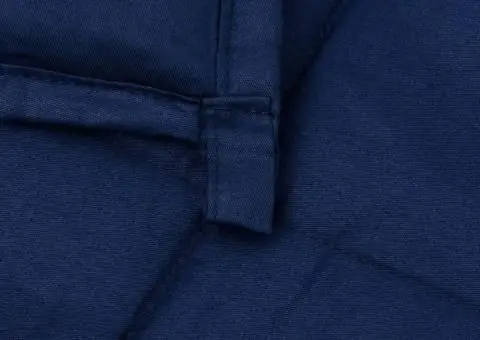 Pătură cu greutăți, albastru, 138x200 cm, 6 kg, material textil - 5/5