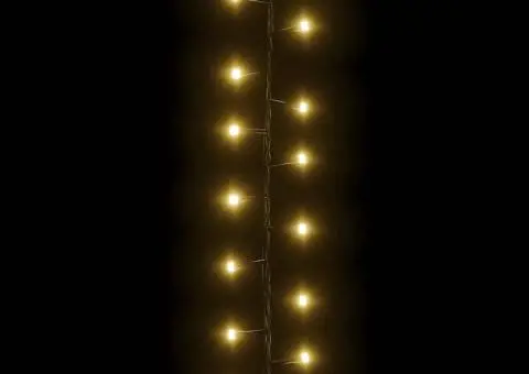 Instalație compactă cu 1000 LED-uri albe calde, 25 m, PVC - 5/5