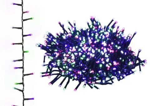 Instalație compactă cu 3000 LED-uri pastel multicolor 65 m PVC - 2/5