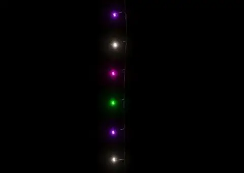 Instalație cu 400 LED-uri, pastel multicolor, 40 m, PVC - 4/5