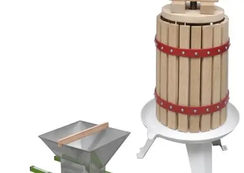 Set de presă și zdrobitor de fructe & vin, 2 piese - 1/5