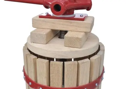 Set de presă și zdrobitor de fructe & vin, 2 piese - 4/5