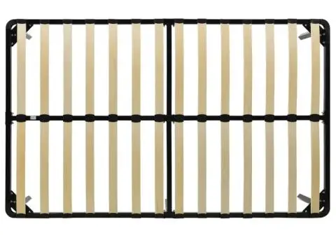 Cadru de pat, negru, 120 x 200 cm, metal - 5/5