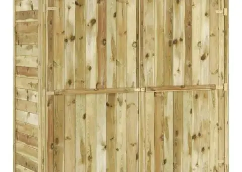 Șopron unelte grădină, lemn pin impregnat, 182 x 76 x 175 cm - 2/5