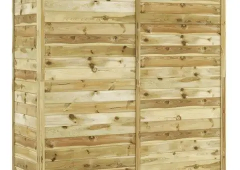 Șopron unelte grădină, lemn pin impregnat, 182 x 76 x 175 cm - 5/5