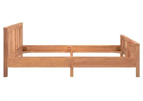 Cadru de pat, 160x200 cm, lemn masiv de tec - 5/5