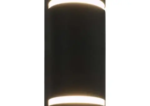 Lămpi de perete pentru exterior 2 buc. negru 35 W semirotund - 2/5