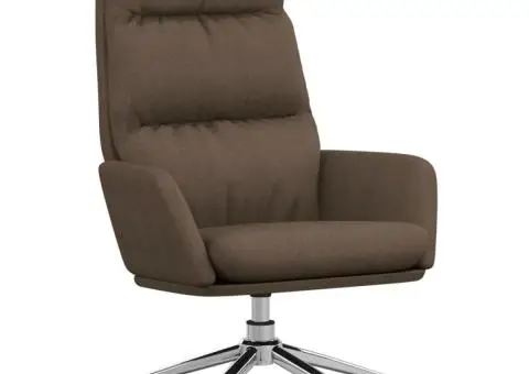 Scaun de relaxare, gri taupe, material textil - 2/5