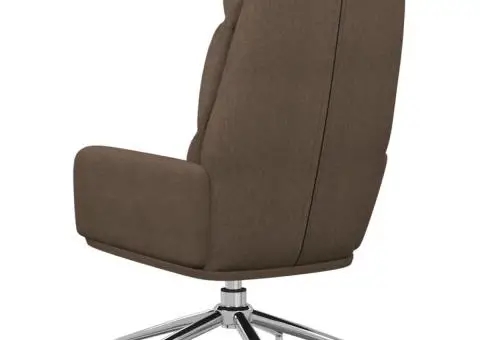 Scaun de relaxare, gri taupe, material textil - 5/5