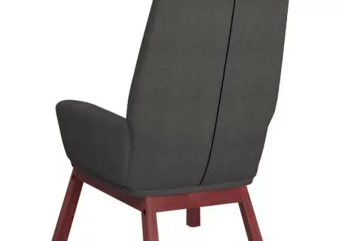 Scaun de relaxare, gri închis, material textil - 5/5