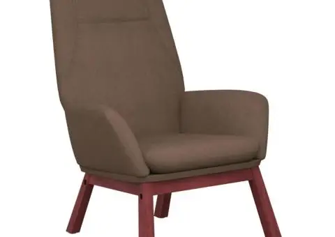 Scaun de relaxare, gri taupe, material textil - 2/5