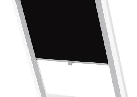 Jaluzea opacă tip rulou, negru, UK08 - 1/5