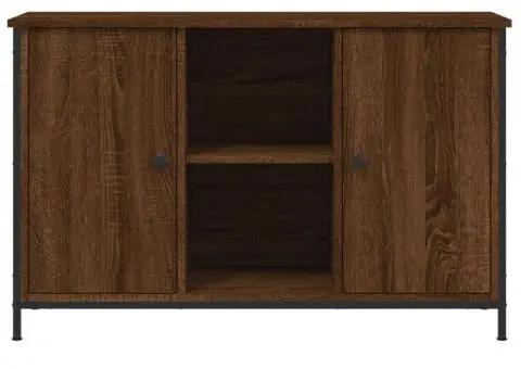 Comodă TV, stejar maro, 100x35x65 cm, lemn compozit - 5/5