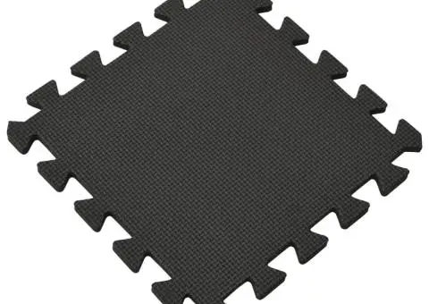 Saltele de exerciții, 54 buc., negru, spumă EVA, 4,86 ㎡ - 2/5