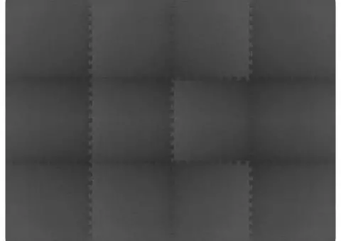 Saltele de exerciții, 12 buc., negru, 4,32 m², spumă EVA - 3/5