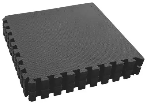 Saltele de exerciții, 12 buc., negru, 4,32 m², spumă EVA - 4/5