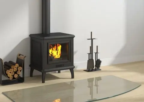 Placă de sticlă pentru șemineu, 120x60 cm - 1/5