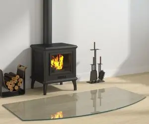 vidaXL Placă de sticlă pentru șemineu, 120x60 cm