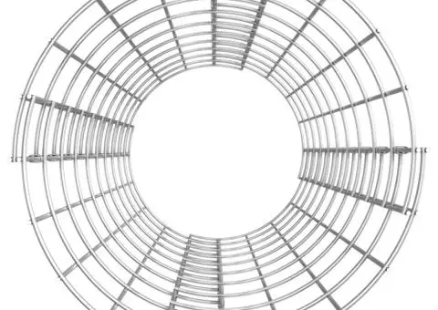 Stâlp de gabion, Ø30x100 cm, oțel galvanizat, circular - 4/5