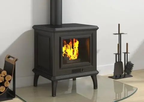 Placă de sticlă pentru șemineu, 80x60 cm - 3/5