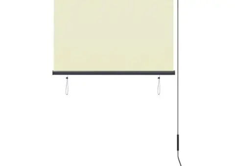 Jaluzea tip rulou de exterior, crem, 80 x 250 cm - 4/5