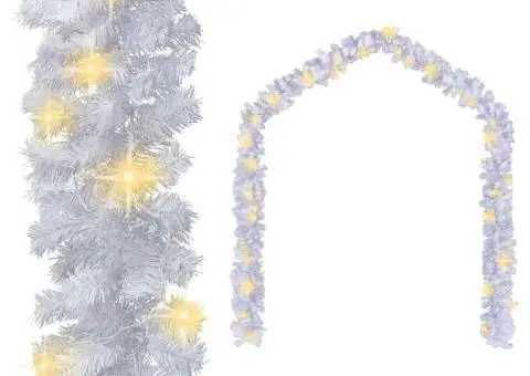 Ghirlandă de Crăciun cu lumini LED, alb, 5 m - 1/5