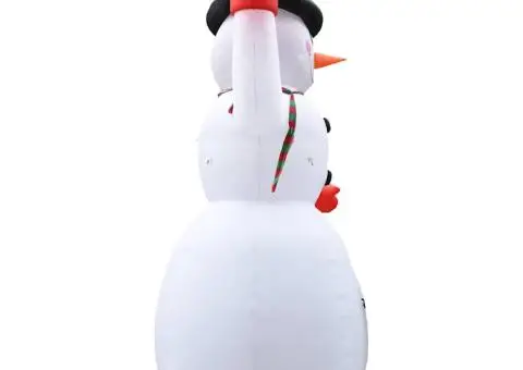 Om de zăpadă gonflabil pentru Crăciun cu LED, IP44, 600 cm, XXL - 5/5