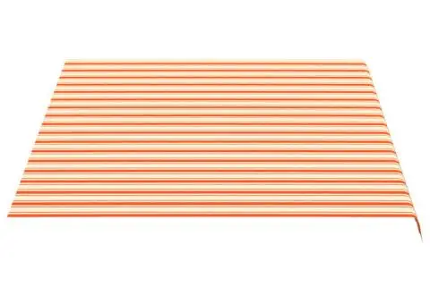 Pânză de rezervă copertină, galben și portocaliu, 4x3 m - 4/5