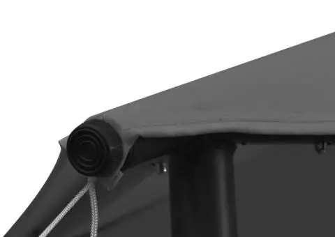 Pavilion, antracit, 3 x 3 m, material textil și oțel, 180 g/m² - 5/5