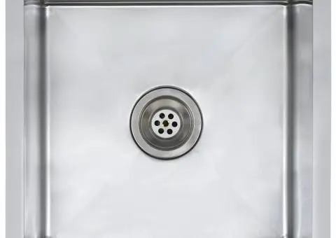 Chiuvetă de bucătărie lucrată manual, oțel inoxidabil - 2/5