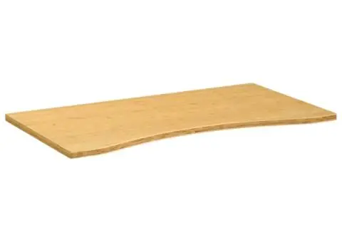 Blat de birou, 110x60x2,5 cm, bambus - 2/4