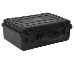 vidaXL Bagaj de zbor portabil, negru, 47x36x18 cm, PP