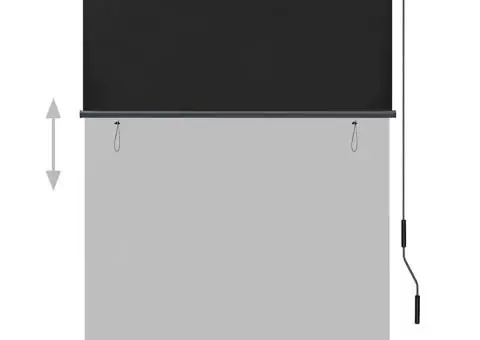 Jaluzea tip rulou de exterior, antracit, 120 x 250 cm - 4/5