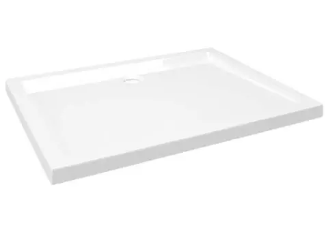 Cădiță de duș dreptunghiulară din ABS, 80x100 cm - 2/5