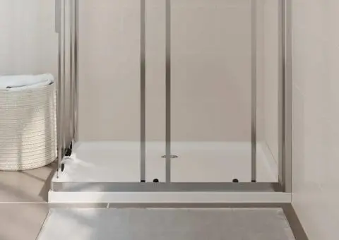 Cădiță de duș dreptunghiulară din ABS, 80x100 cm - 3/5