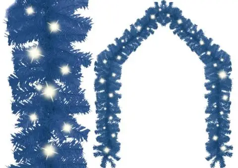 Ghirlandă de Crăciun cu lumini LED, albastru, 20 m - 1/5