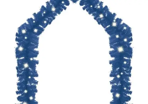 Ghirlandă de Crăciun cu lumini LED, albastru, 20 m - 2/5