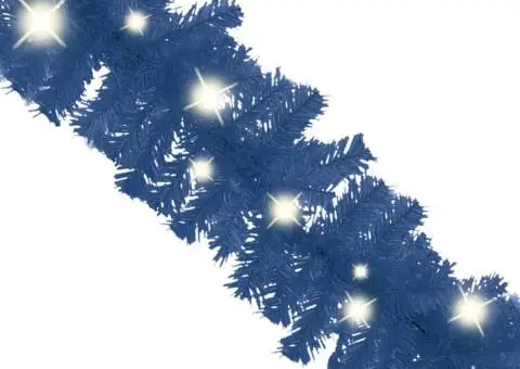 Ghirlandă de Crăciun cu lumini LED, albastru, 20 m - 3/5