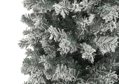 Arcadă pom de Crăciun cu zăpadă pufoasă, 240 cm - 3/5