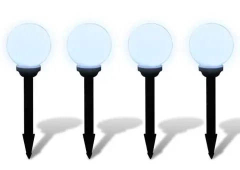 Lămpi de exterior pentru alei LED 4 buc. 15 cm, cu țăruș de sol - 3/5