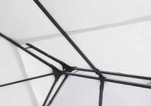 Pavilion, alb, 3 x 4 m - 3/5