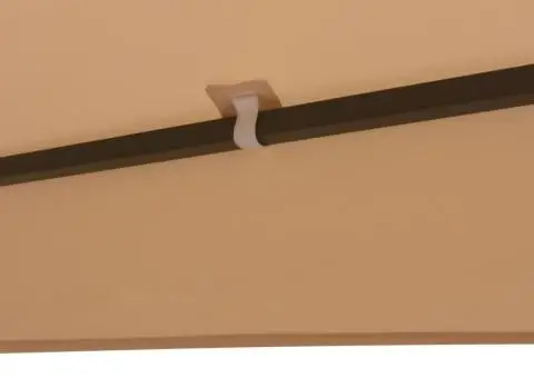 Pavilion marchiză de grădină, cort, hexagonal, 323x265 cm, bej - 4/5