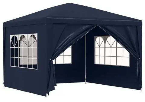Cort petreceri 3 x 3 m, albastru - 1/5