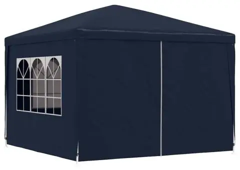 Cort petreceri 3 x 3 m, albastru - 2/5