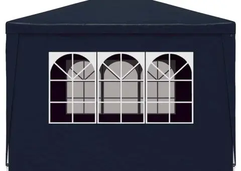Cort petreceri 3 x 3 m, albastru - 4/5