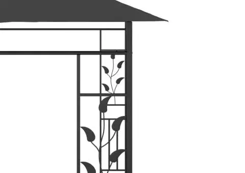 Pavilion cu plasă anti-țânțari, antracit, 6 x 3 x 2,73 m - 5/5