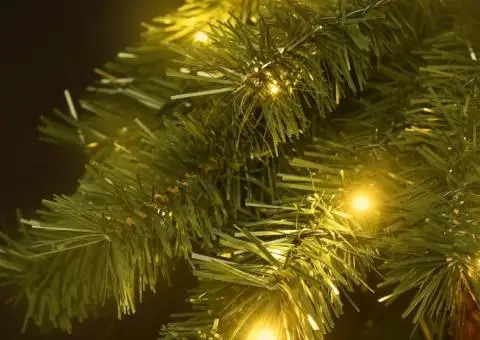 Brad de Crăciun cu LED-uri, 180 cm - 4/5