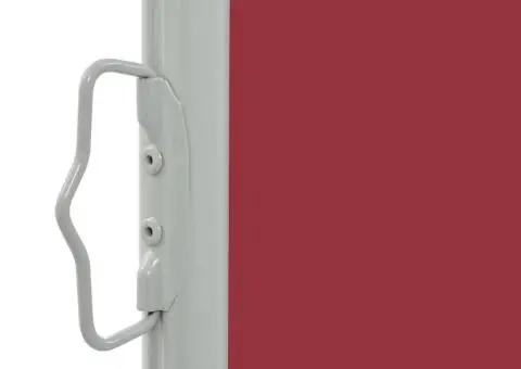 Copertină laterală retractabilă de terasă, roșu, 60 x 300 cm - 5/5