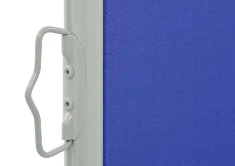 Copertină laterală retractabilă terasă, albastru, 100x300 cm - 5/5