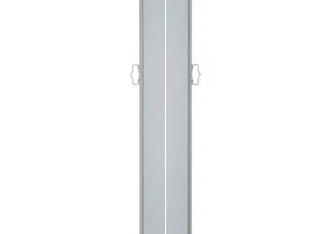 Copertină laterală retractabilă, maro, 120 x 600 cm - 4/5